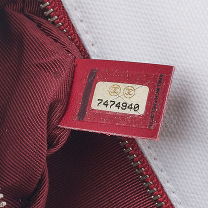 CHANEL One Shoulder Bag Sportline Canvas Bicolor Silver-Tone Hardware, Pre-Owned