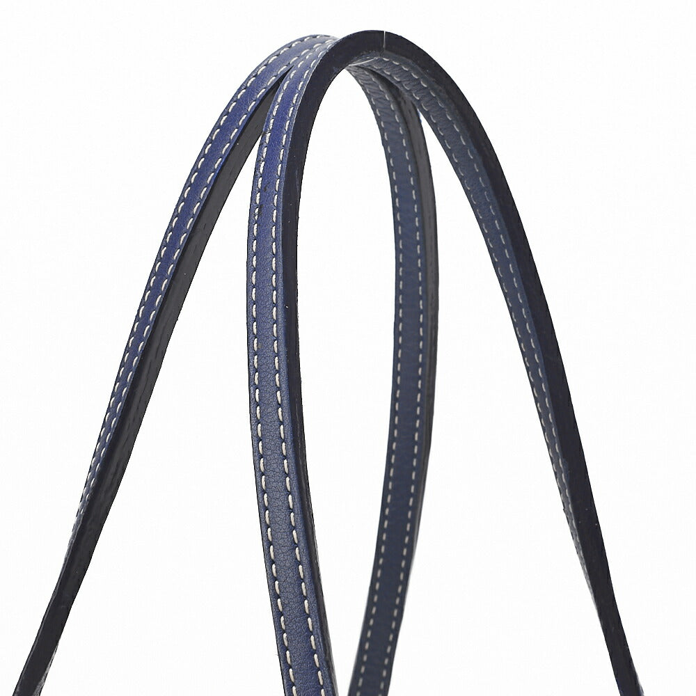 GOYARD [Goyard] Saint-Louis PM Tote Bag Coated Canvas Navy Silver-Tone Hardware, Pre-Owned