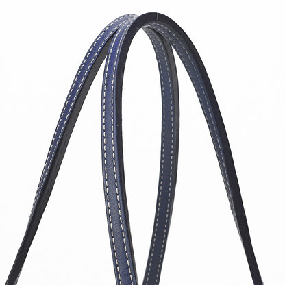 GOYARD [Goyard] Saint-Louis PM Tote Bag Coated Canvas Navy Silver-Tone Hardware, Pre-Owned