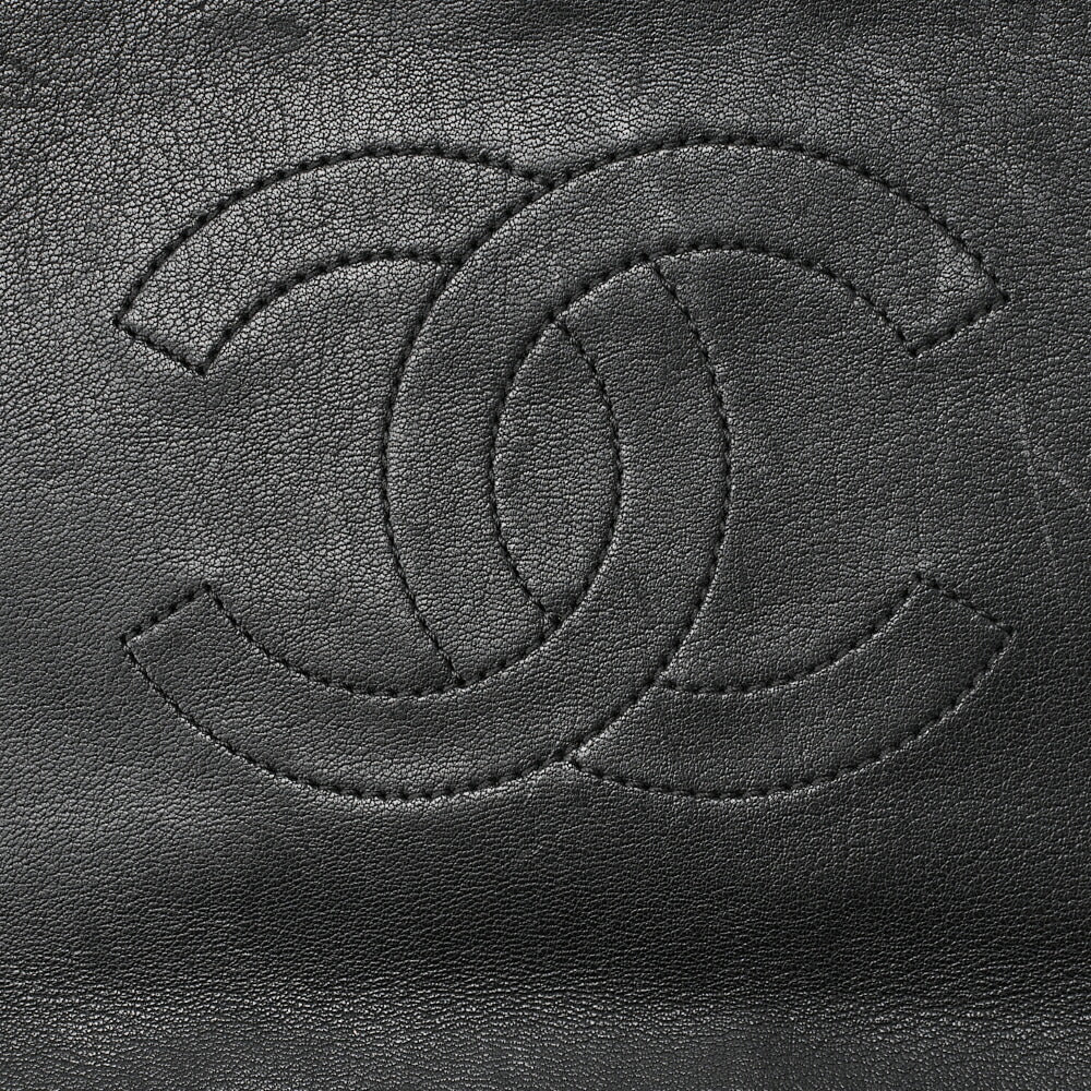 CHANEL Che Shoulder Bag Matelasse Single Flap Turnlock Black x Bicolor Silver-Tone Hardware, Pre-Owned