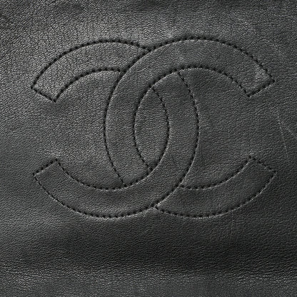 CHANEL Che Shoulder Bag Matelasse Single Flap Turnlock Black x Bicolor Silver-Tone Hardware, Pre-Owned