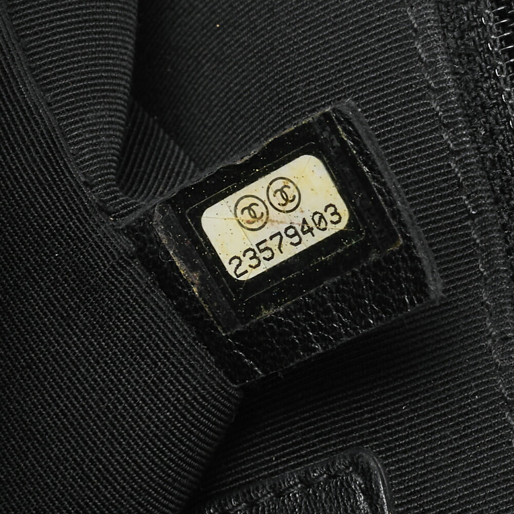 CHANEL Che Shoulder Bag Matelasse Single Flap Turnlock Black x Bicolor Silver-Tone Hardware, Pre-Owned