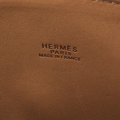HERMES Boride 31 Handbag Shoulder Bag Chamonix Natural Gold-Tone Hardware, Pre-Owned