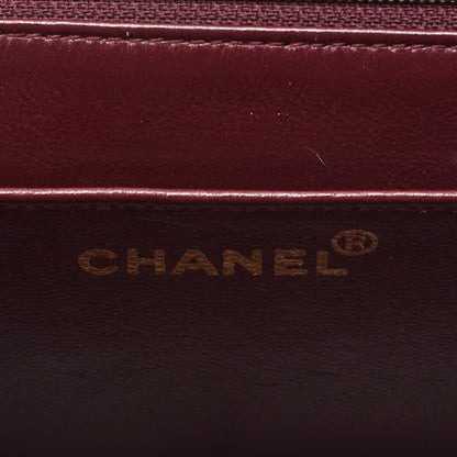 CHANEL Shoulder Bag Matelasse Lambskin Diana 24cm Flap Chain Shoulder Black Gold-Tone Hardware, Pre-Owned