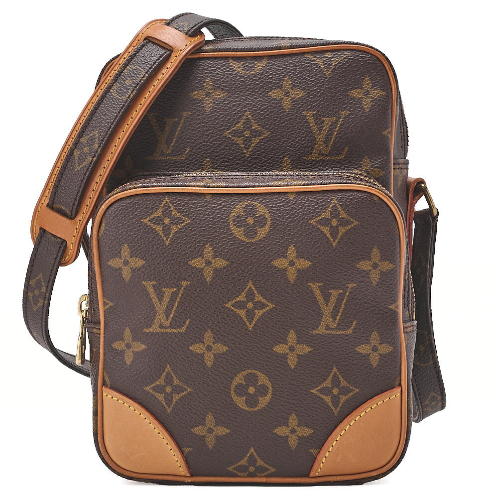 LOUIS VUITTON Louis Vuitton Monogram Amazon Shoulder Bag M45236 Brown Gold-Tone Hardware, Pre-Owned