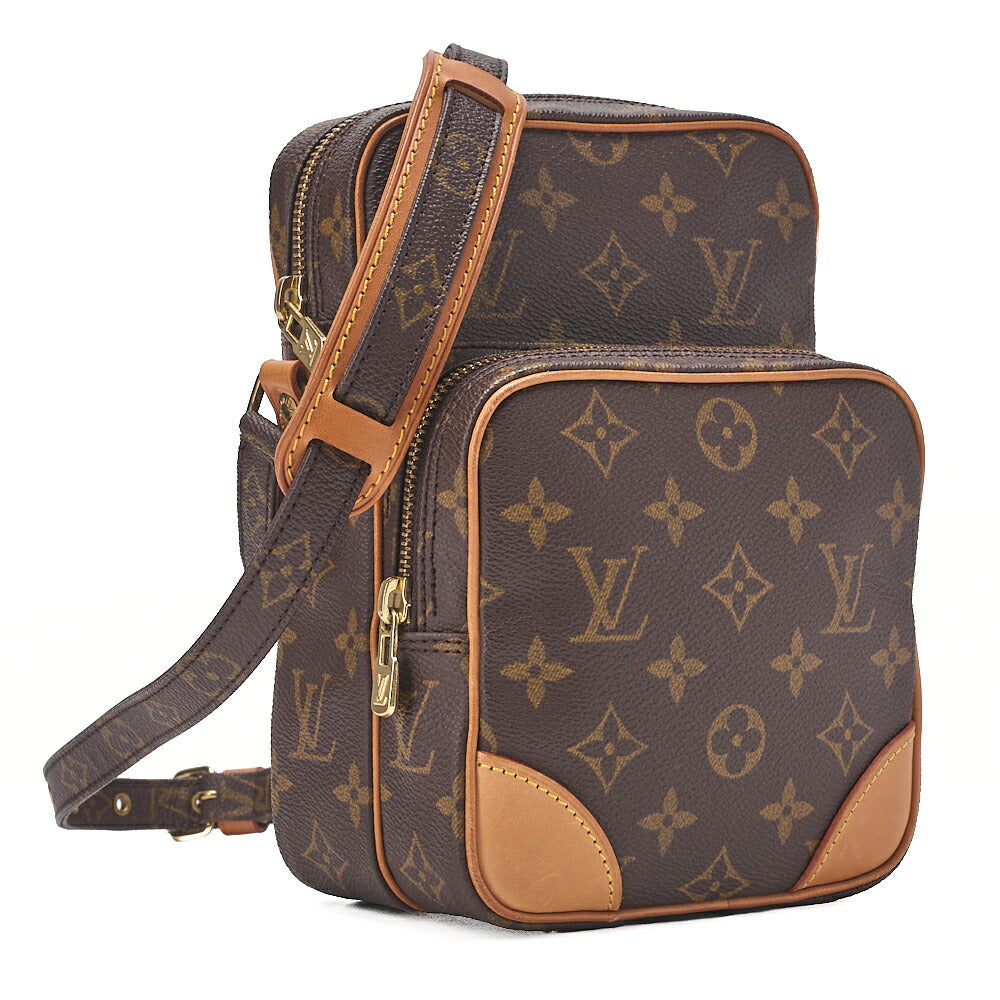 LOUIS VUITTON Louis Vuitton Monogram Amazon Shoulder Bag M45236 Brown Gold-Tone Hardware, Pre-Owned
