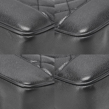 CHANEL Shoulder Bag Tote Bag Caviar Skin Matelasse Ball Charm Black  Gold-Tone Hardware, Pre-Owned
