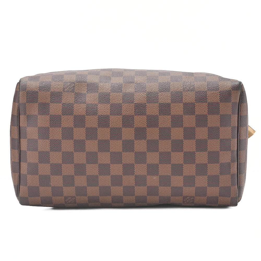 LOUIS VUITTON Louis Vuitton Damier Speedy 30 Handbag N41531 Brown Gold-Tone Hardware, Pre-Owned