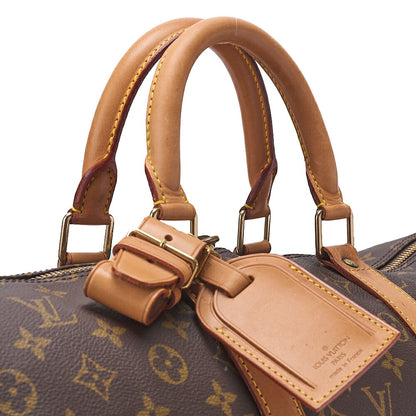 LOUIS VUITTON Louis Vuitton Monogram Keepol Handbaag 55 Boston Bag M12634 Brown Gold-Tone Hardware, Pre-Owned