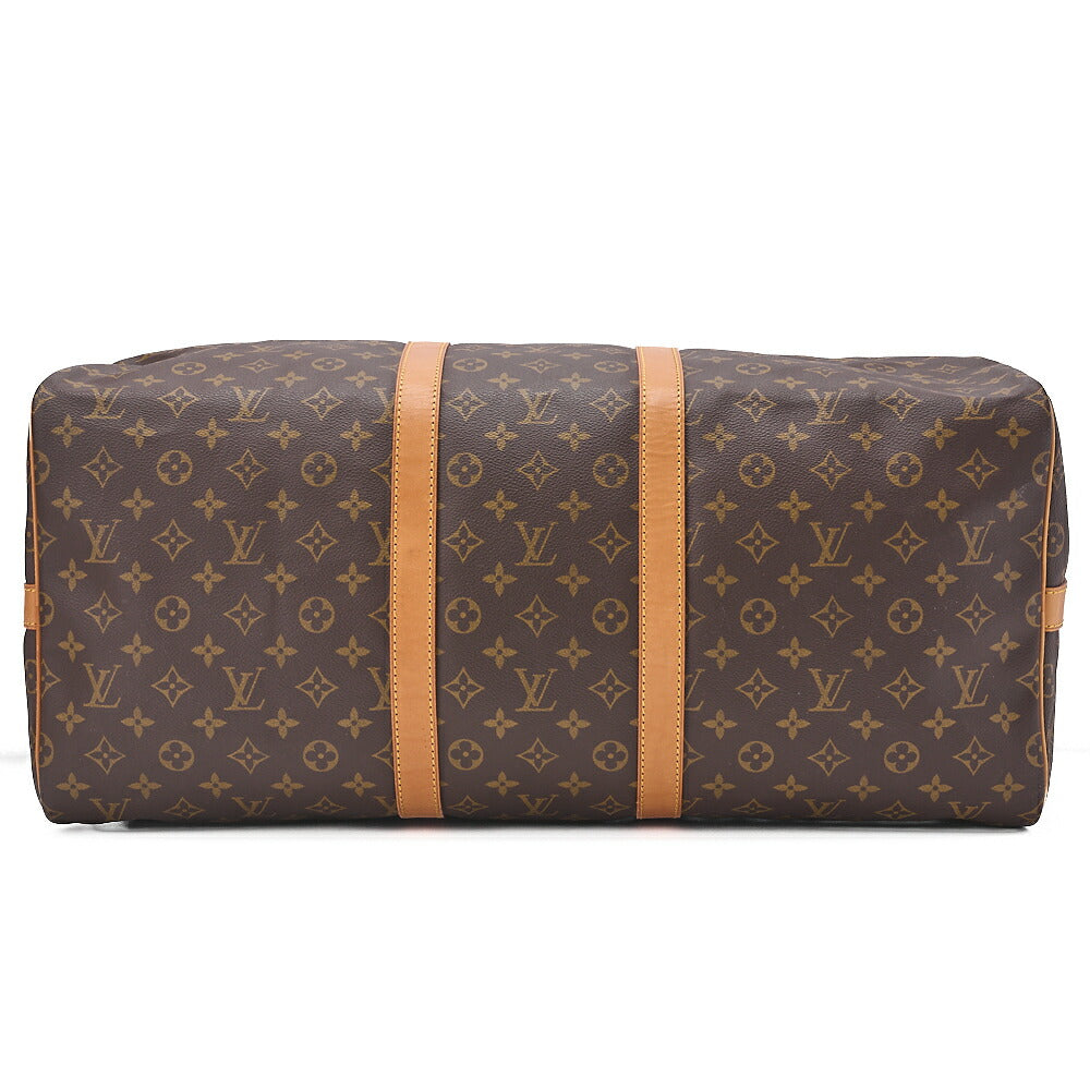 LOUIS VUITTON Louis Vuitton Monogram Keepol Handbaag 55 Boston Bag M12634 Brown Gold-Tone Hardware, Pre-Owned