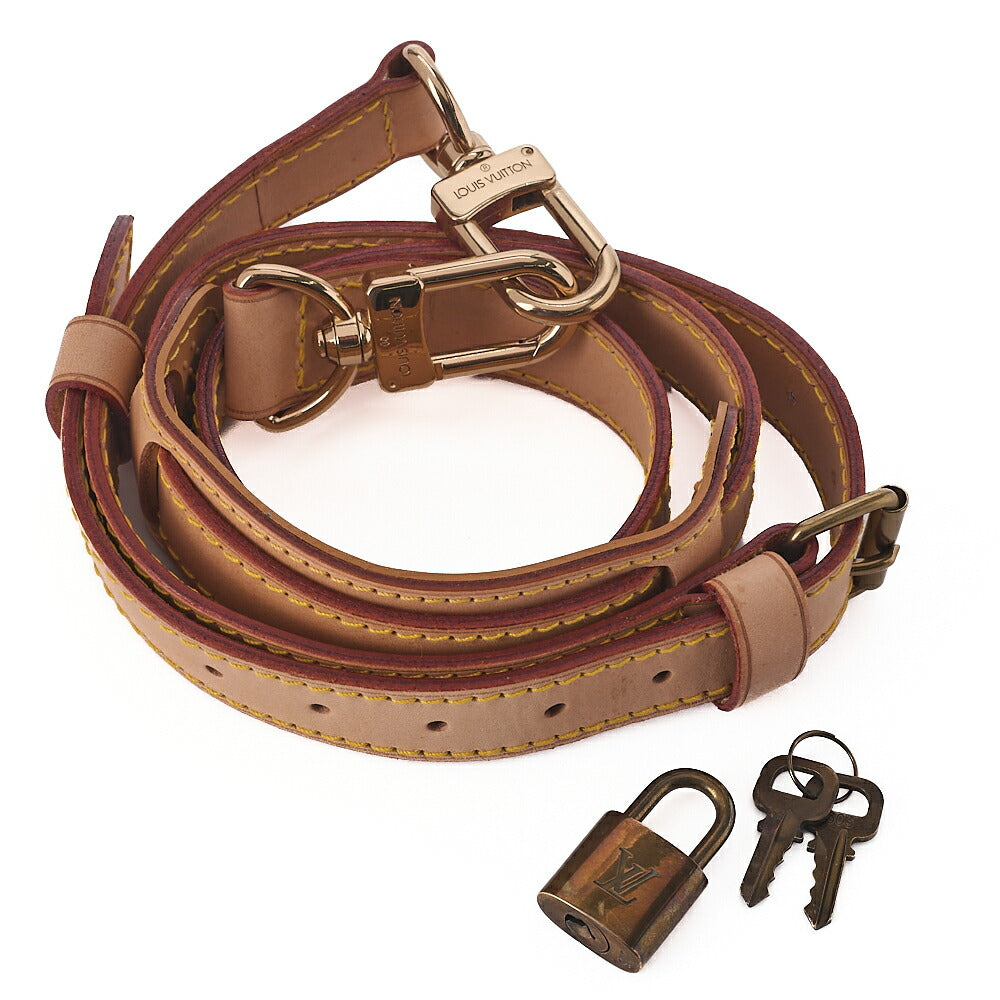 LOUIS VUITTON Louis Vuitton Monogram Keepol Handbag 55 Boston Bag M12634 Brown Gold-Tone Hardware, Pre-Owned