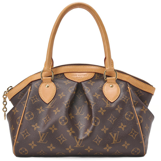 LOUIS VUITTON Louis Vuitton Monogram Tivoli PM Handbag Brown M40143 Gold-Tone Hardware, Pre-Owned