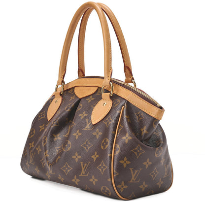 LOUIS VUITTON Louis Vuitton Monogram Tivoli PM Handbag Brown M40143 Gold-Tone Hardware, Pre-Owned