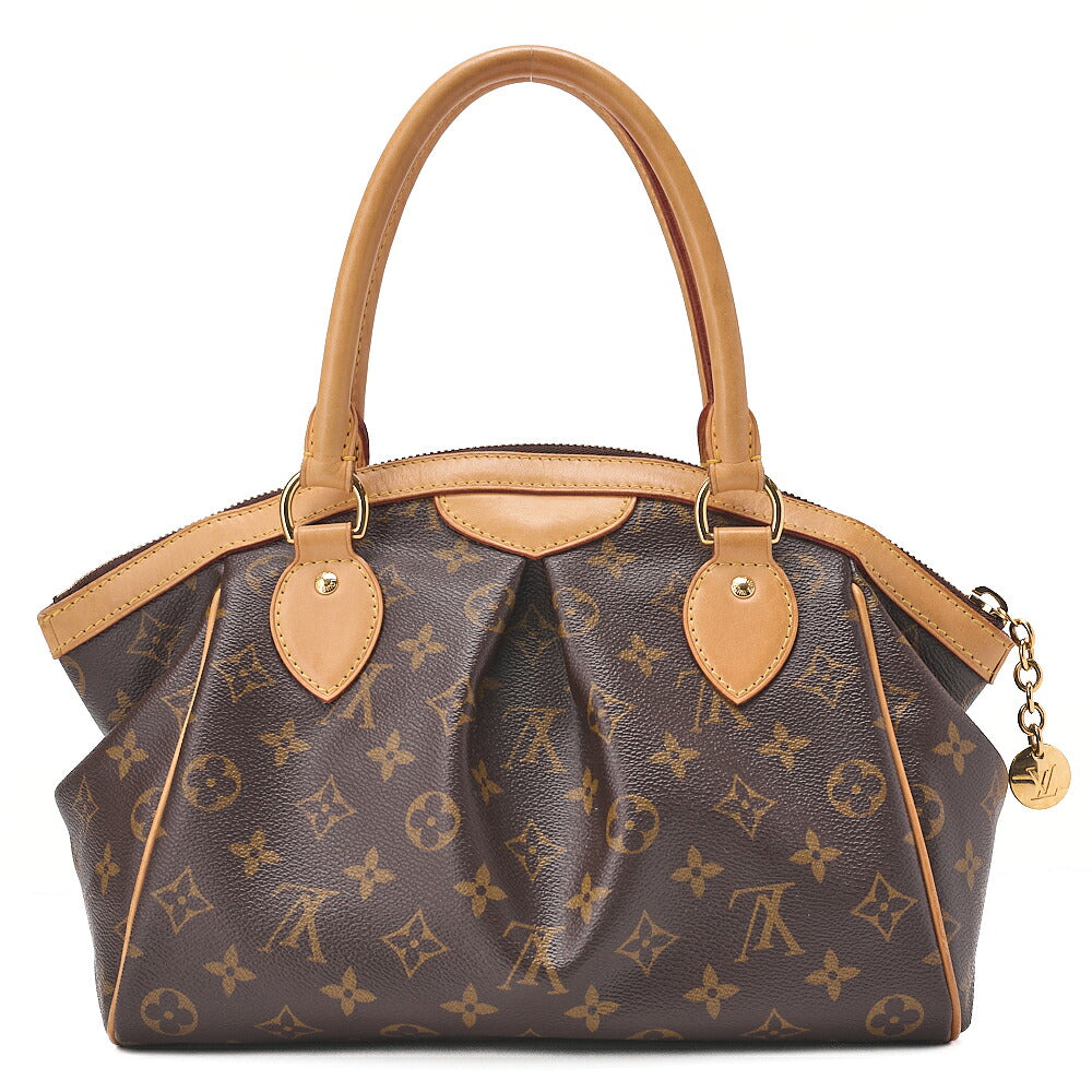 LOUIS VUITTON Louis Vuitton Monogram Tivoli PM Handbag Brown M40143 Gold-Tone Hardware, Pre-Owned