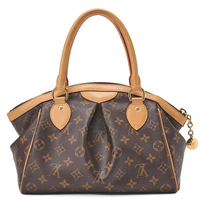LOUIS VUITTON Louis Vuitton Monogram Tivoli PM Handbag Brown M40143 Gold-Tone Hardware, Pre-Owned