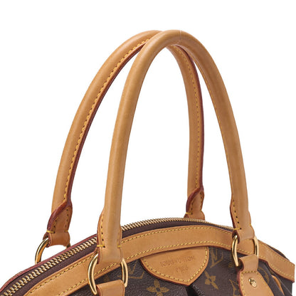 LOUIS VUITTON Louis Vuitton Monogram Tivoli PM Handbag Brown M40143 Gold-Tone Hardware, Pre-Owned