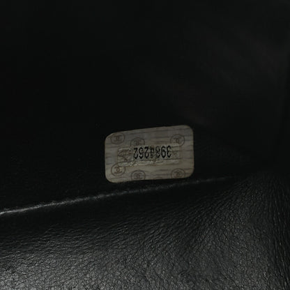 CHANEL Deca Matelasse 30 Turnlock Chain Shoulder Bag Lambskin Black Gold-Tone Hardware, Pre-Owned