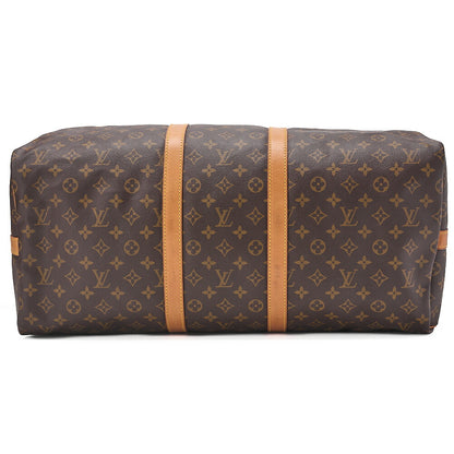 LOUIS VUITTON Louis Vuitton Monogram Keepol Handi?re 55 Boston Bag M12634 Brown Gold-Tone Hardware, Pre-Owned