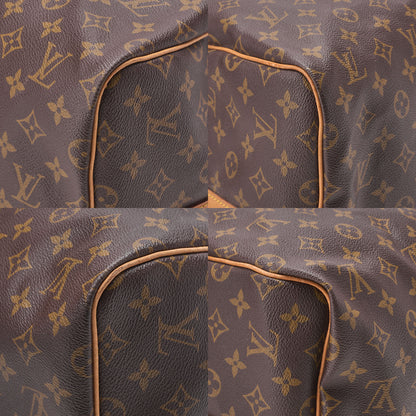 LOUIS VUITTON Louis Vuitton Monogram Keepol Handi?re 55 Boston Bag M12634 Brown Gold-Tone Hardware, Pre-Owned