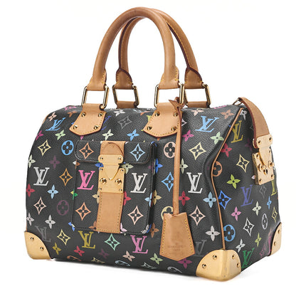 LOUIS VUITTON Louis Vuitton Monogram Multicolor Speedy 30 Handbag M92642 Gold-Tone Hardware, Pre-Owned