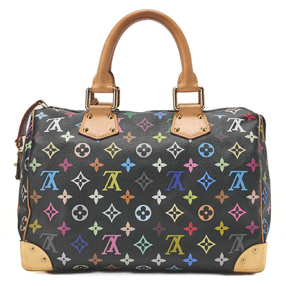 LOUIS VUITTON Louis Vuitton Monogram Multicolor Speedy 30 Handbag M92642 Gold-Tone Hardware, Pre-Owned