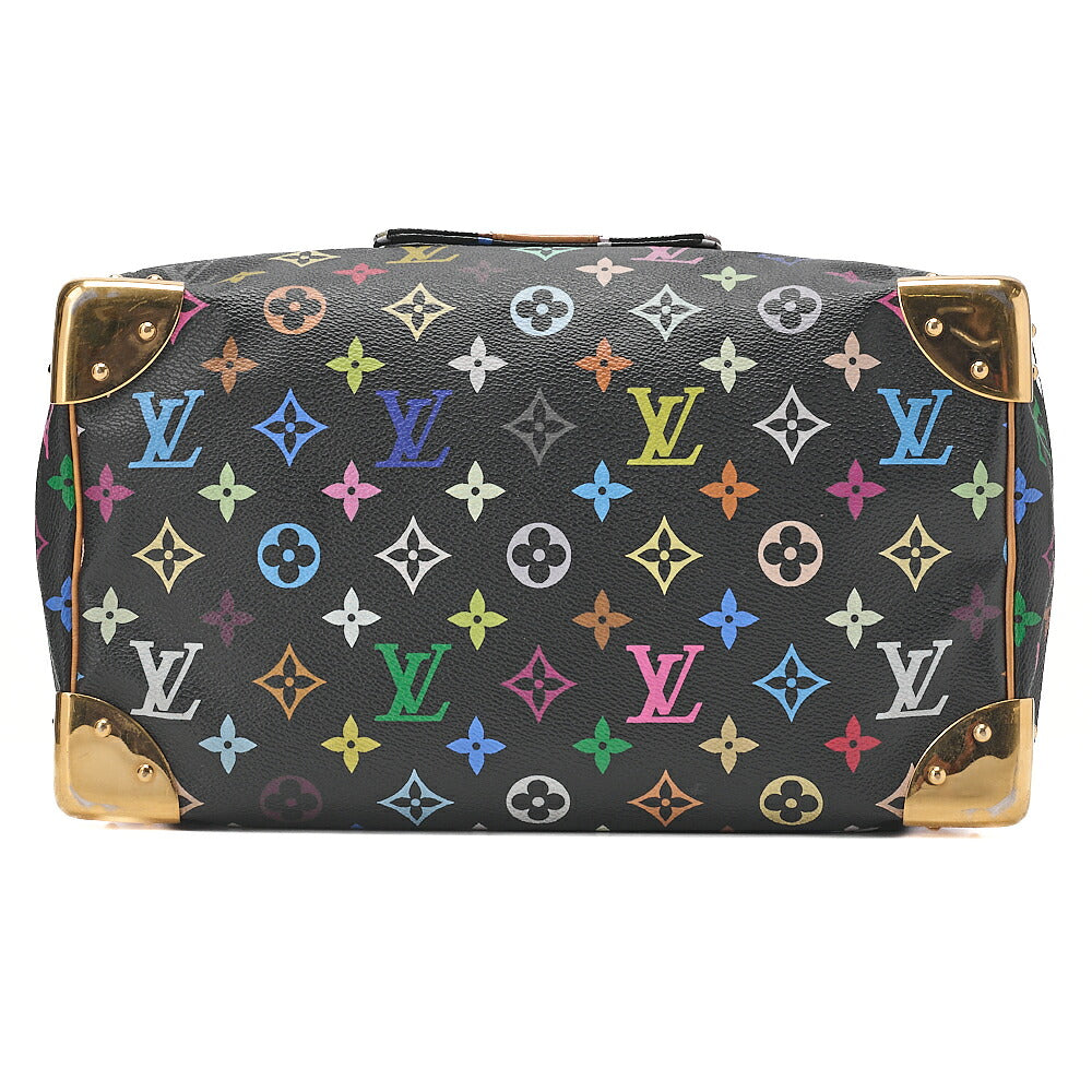 LOUIS VUITTON Louis Vuitton Monogram Multicolor Speedy 30 Handbag M92642 Gold-Tone Hardware, Pre-Owned