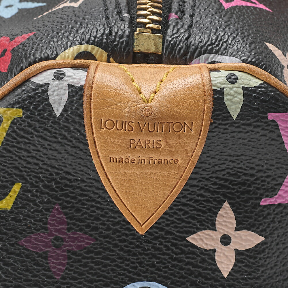 LOUIS VUITTON Louis Vuitton Monogram Multicolor Speedy 30 Handbag M92642 Gold-Tone Hardware, Pre-Owned