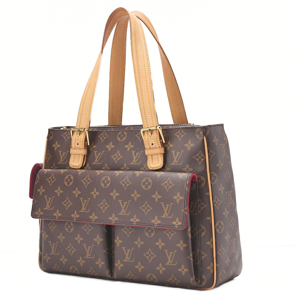LOUIS VUITTON Monogram Myrti Pricite Handbag M51162 Brown Gold-Tone Hardware, Pre-Owned