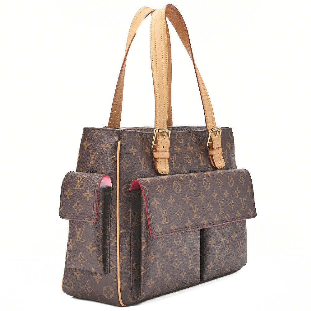 LOUIS VUITTON Monogram Myrti Pricite Handbag M51162 Brown Gold-Tone Hardware, Pre-Owned