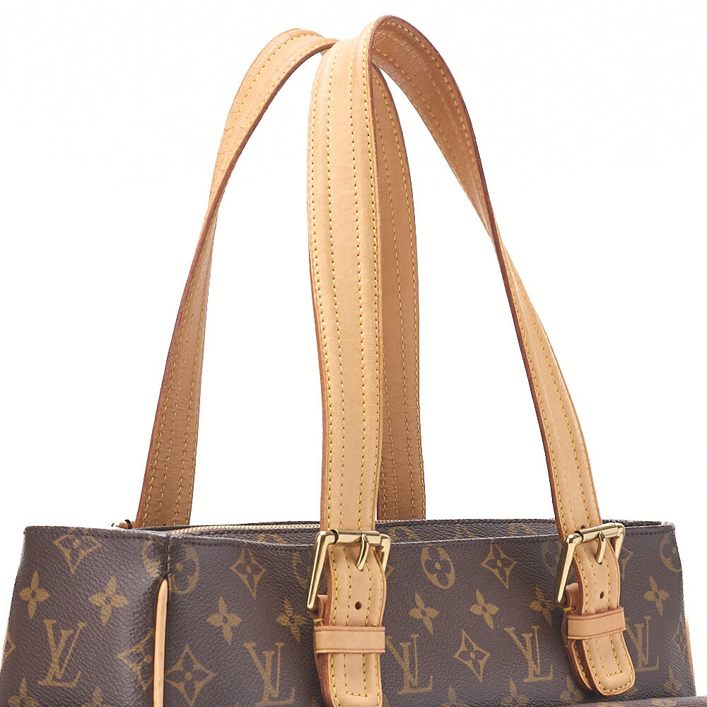 LOUIS VUITTON Monogram Myrti Pricite Handbag M51162 Brown Gold-Tone Hardware, Pre-Owned