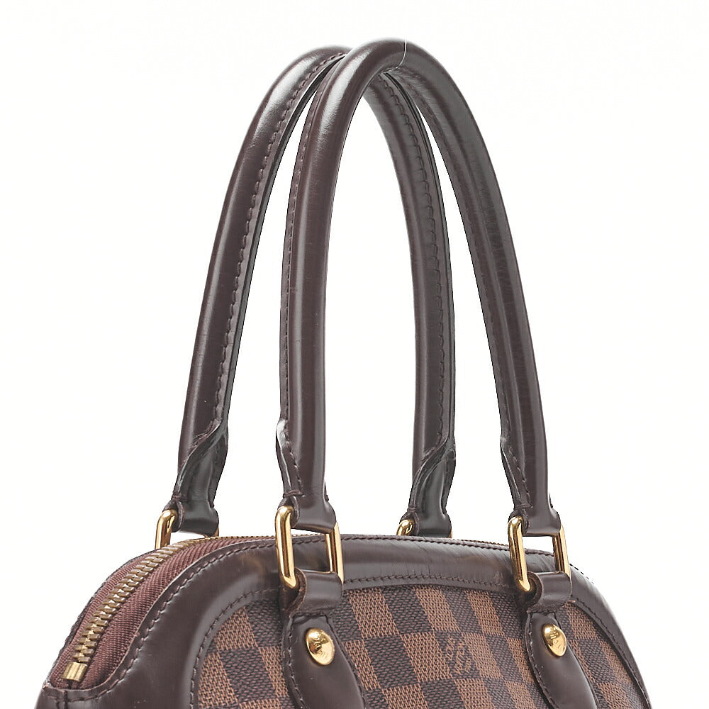 LOUIS VUITTON Louis Vuitton Damier Trevi PM Handbag N51997 Damier Evenu Brown Gold-Tone Hardware, Pre-Owned