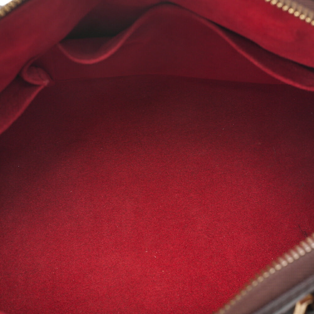 LOUIS VUITTON Louis Vuitton Damier Trevi PM Handbag N51997 Damier Evenu Brown Gold-Tone Hardware, Pre-Owned