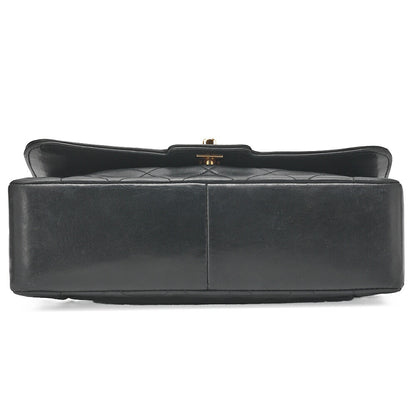 CHANEL Matelasse Diana Flap 25cm Chain Shoulder Lambskin Black Gold-Tone Hardware, Pre-Owned