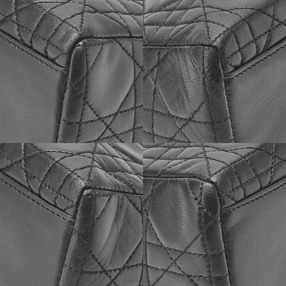 Dior Lady Dior Cannage Handbag Lambskin Gold-Tone Hardware, Pre-Owned