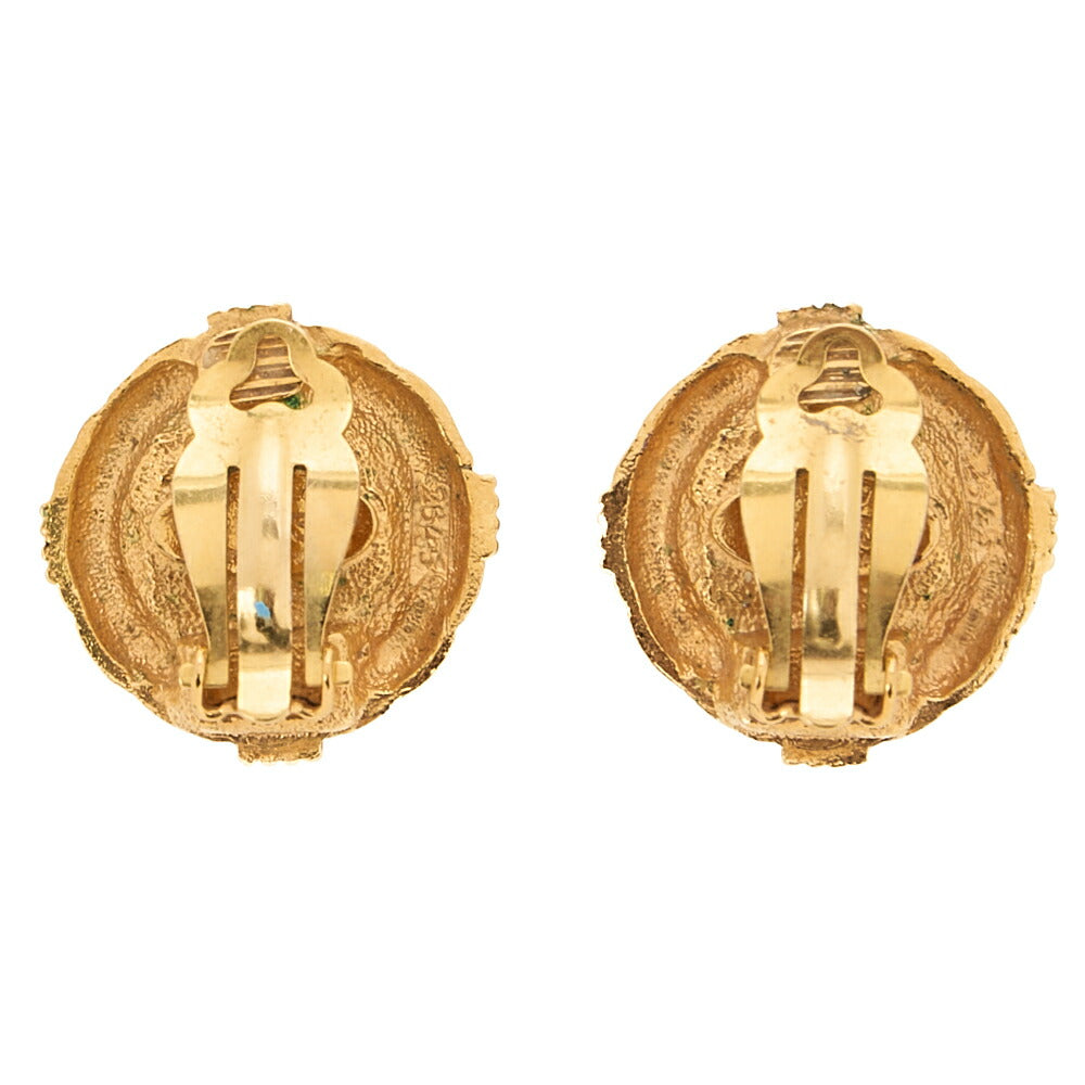CHANEL Chanel Earrings 23 GP X Faux Pearl Gold Gold-Tone Hardware, Pre-Owned