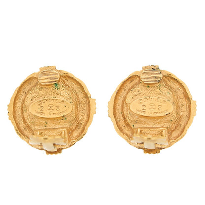 CHANEL Chanel Earrings 23 GP X Faux Pearl Gold Gold-Tone Hardware, Pre-Owned