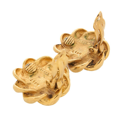 CHANEL Chanel Earrings 2180 GP X Faux Pearl Gold Gold-Tone Hardware, Pre-Owned