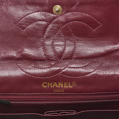 CHANEL Lambskin Matelasse Paris Limited Shoulder Bag Black Gold-Tone Hardware, Pre-Owned