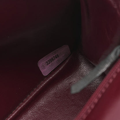 CHANEL Lambskin Matelasse Paris Limited Shoulder Bag Black Gold-Tone Hardware, Pre-Owned