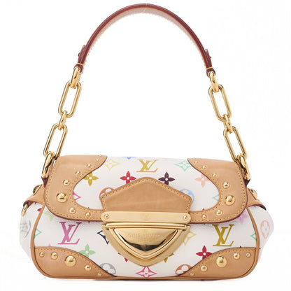LOUIS VUITTON Monogram Multicolor Marilyn One Shoulder M40127 White Gold-Tone Hardware, Pre-Owned