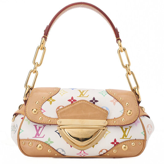 LOUIS VUITTON Monogram Multicolor Marilyn One Shoulder M40127 White Gold-Tone Hardware, Pre-Owned
