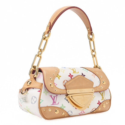 LOUIS VUITTON Monogram Multicolor Marilyn One Shoulder M40127 White Gold-Tone Hardware, Pre-Owned