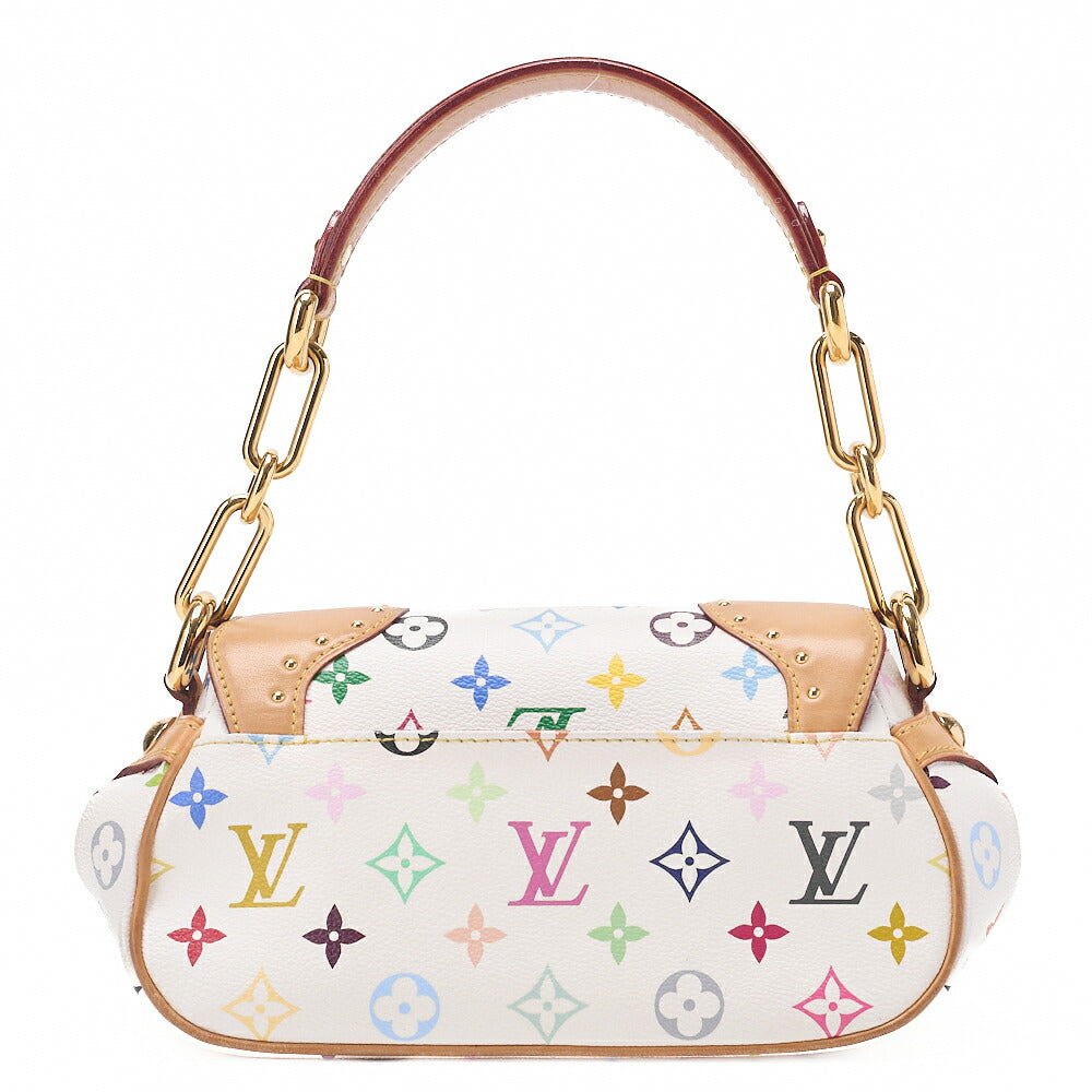 LOUIS VUITTON Monogram Multicolor Marilyn One Shoulder M40127 White Gold-Tone Hardware, Pre-Owned