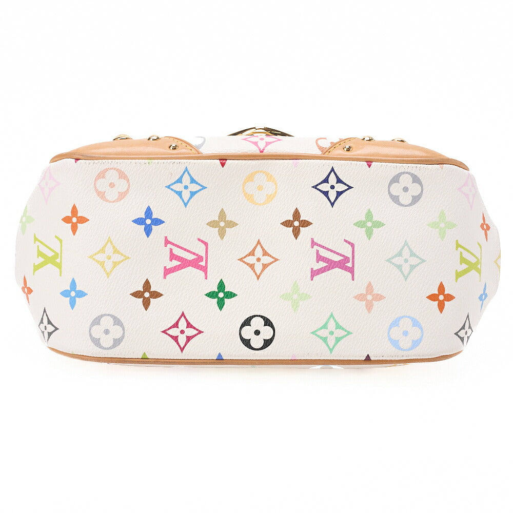 LOUIS VUITTON Monogram Multicolor Marilyn One Shoulder M40127 White Gold-Tone Hardware, Pre-Owned