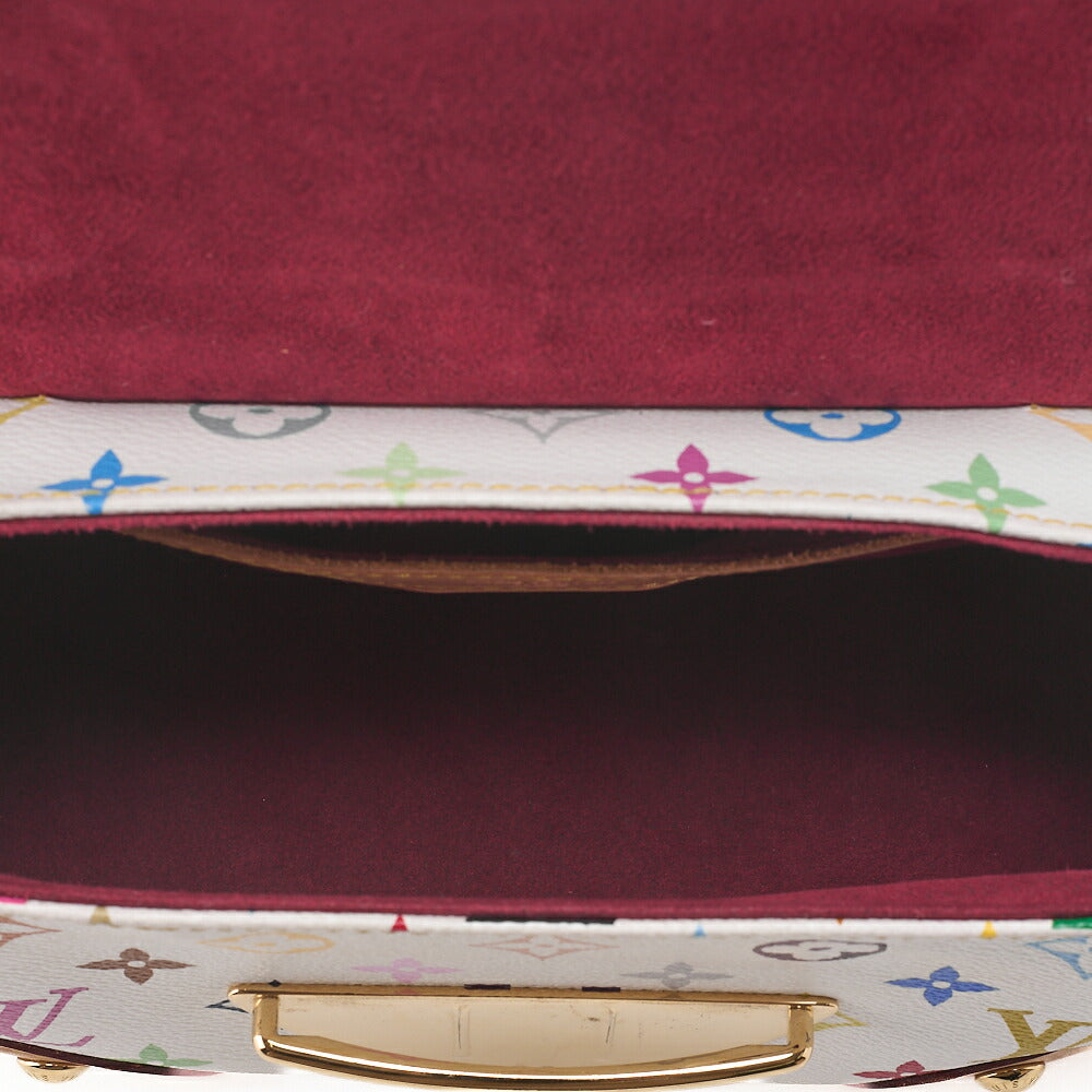 LOUIS VUITTON Monogram Multicolor Marilyn One Shoulder M40127 White Gold-Tone Hardware, Pre-Owned