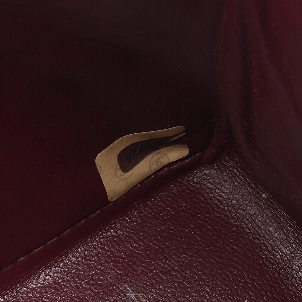 CHANEL Matelasse Turnlock Design Flap Chain Shoulder Bag Lambskin Black Gold-Tone Hardware, Pre-Owned