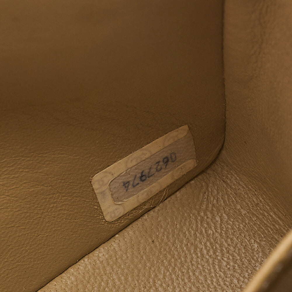 CHANEL Lambskin Matelasse Big Coco Full Flap Chain Shoulder Beige Gold-Tone Hardware, Pre-Owned