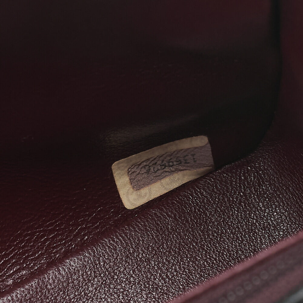 CHANEL Matelasse 20cm Turnlock Chain Shoulder Lambskin Black Gold-Tone Hardware, Pre-Owned