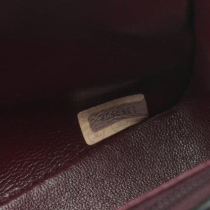 CHANEL Matelasse 20cm Turnlock Chain Shoulder Lambskin Black Gold-Tone Hardware, Pre-Owned