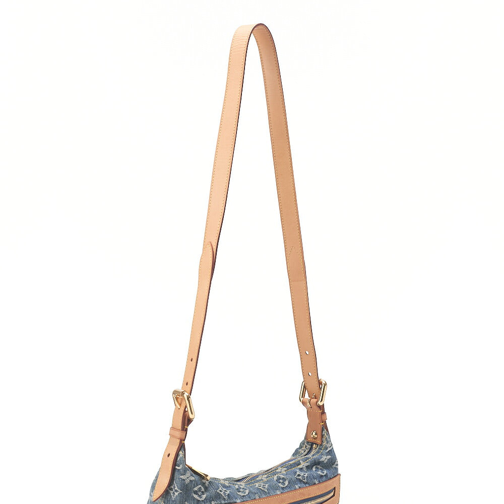 LOUIS VUITTON Monogram Monogram Denim Buggy PM M95049 Gold-Tone Hardware, Pre-Owned